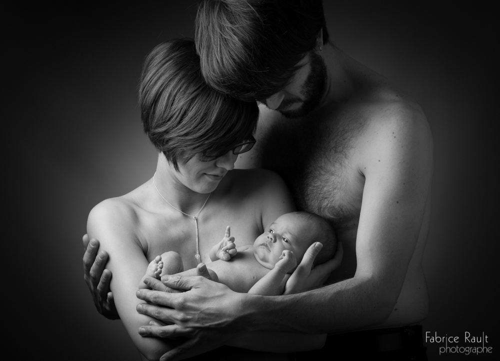 Lylia, papa et maman