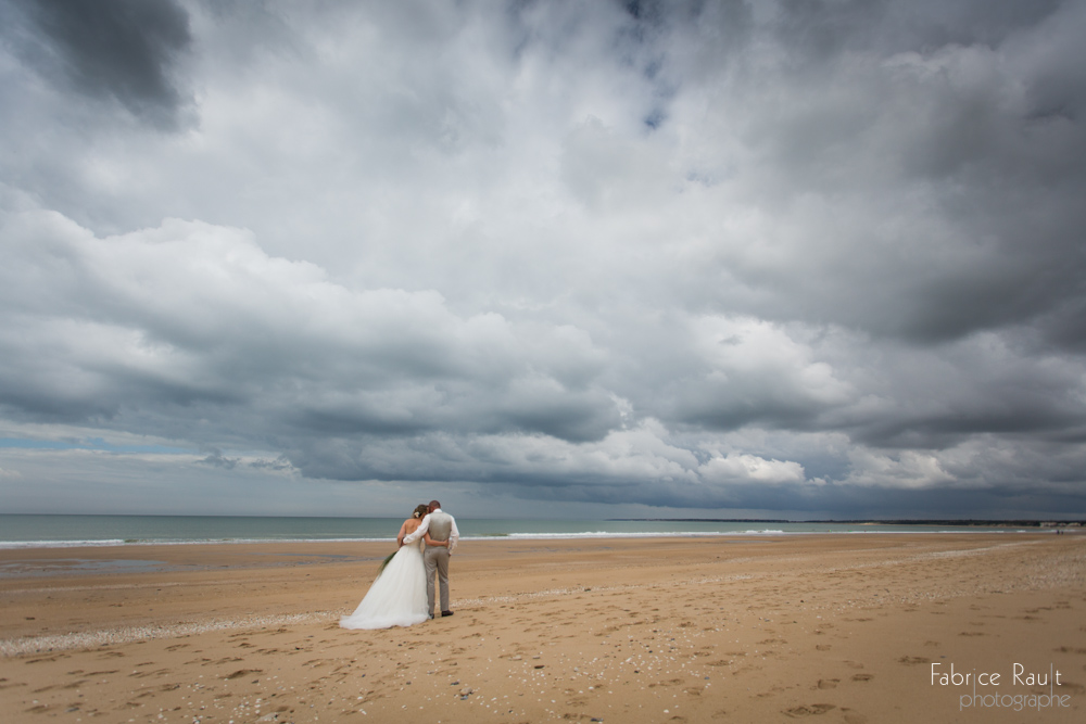 Ciel chargé au bord de mer